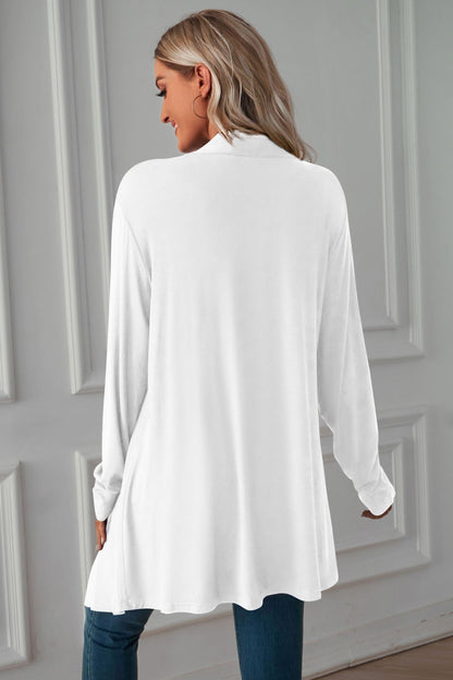 Open Front Long Sleeve Cardigan