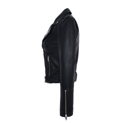 Womens Moto Nappa Leather Jacket