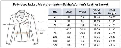 Sasha High Fashion Womens Hooded Leather Jacket