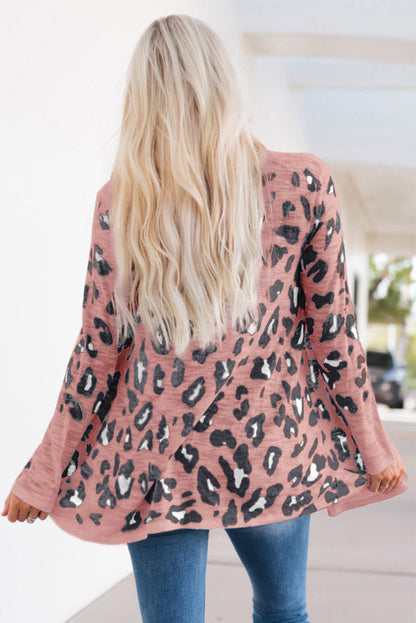 Printed Long Sleeve Cardigan