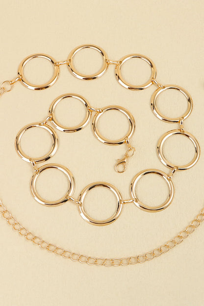 Circle Ring Chain Belt